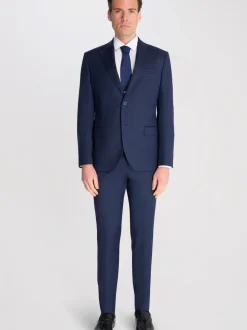 Blauw - Harry Brown Raffi Slim Fit Suit Waistcoat