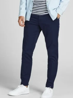 Blauw - JACK & JONES slim-fit chino