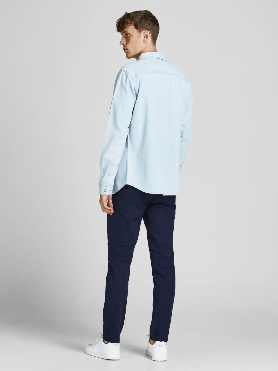 Blauw - JACK & JONES slim-fit chino