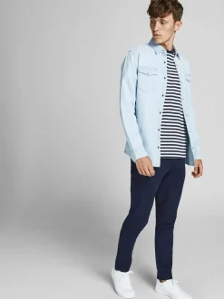 Blauw - JACK & JONES slim-fit chino