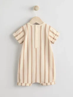Blauw - Jersey babyrompertje
