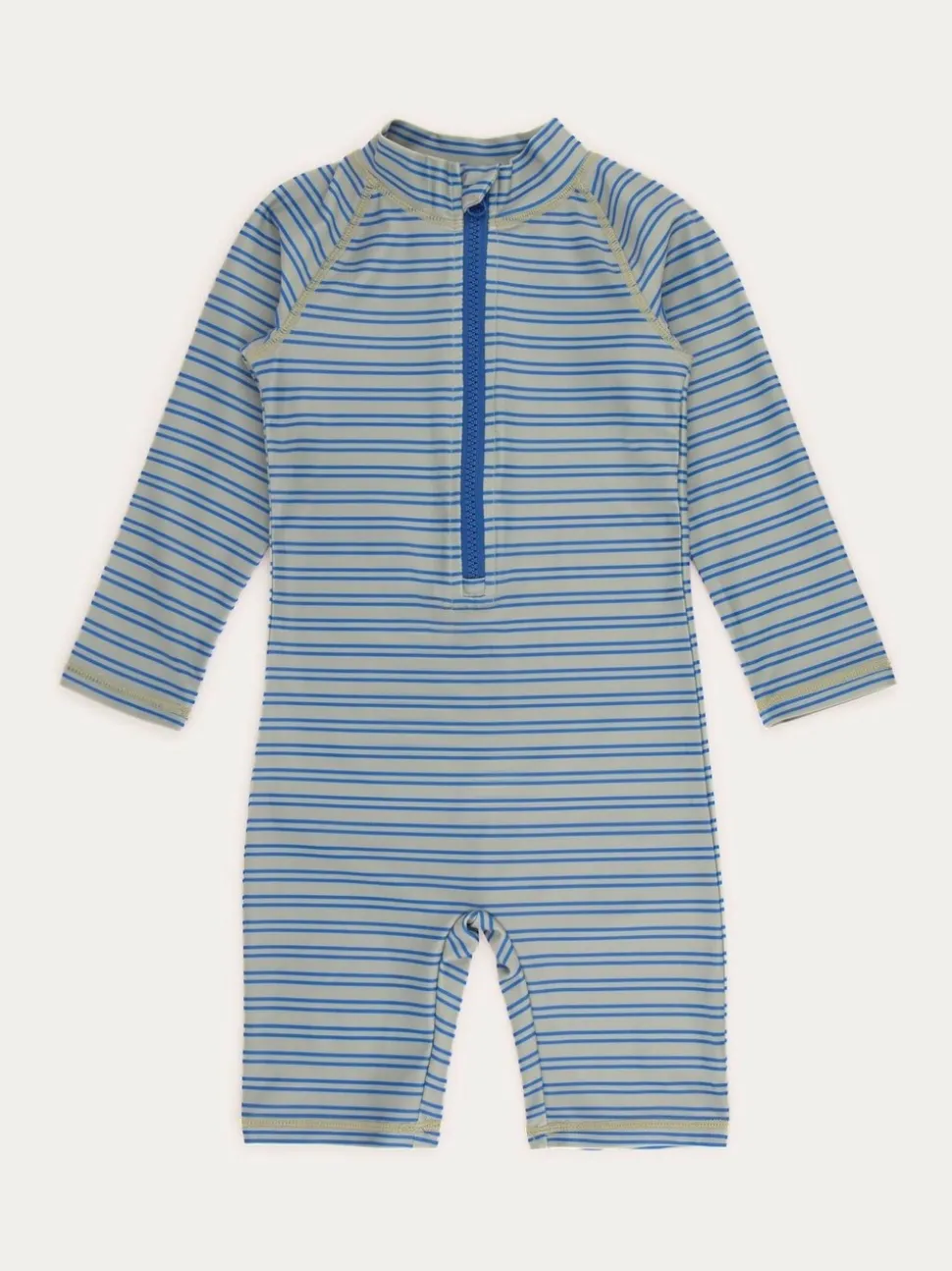 Blauw - KIDLY BY MORI 3/4 Sleeve Sunsafe Suit