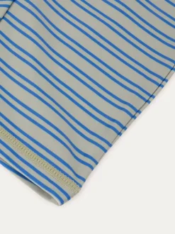 Blauw - KIDLY BY MORI 3/4 Sleeve Sunsafe Suit