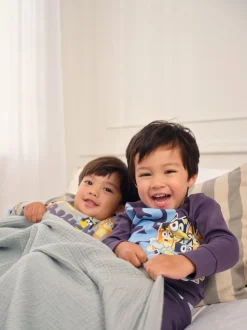 Blauw - License Bluey Snuggle Pyjamas 2 Pack (12mths-8yrs)