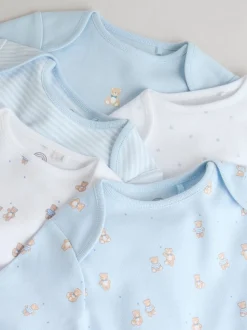Blauw - Long Sleeved Baby Bear Bodysuit