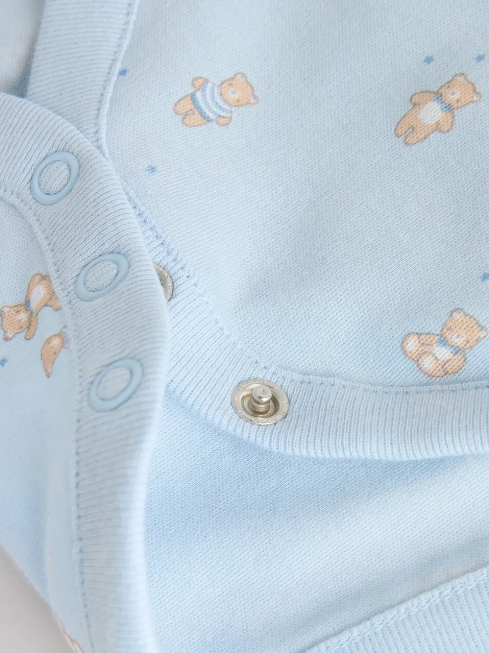 Blauw - Long Sleeved Baby Bear Bodysuit