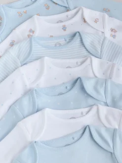 Blauw - Long Sleeved Baby Bear Bodysuit