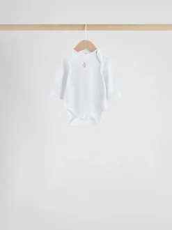 Blauw - Long Sleeved Baby Bear Bodysuit