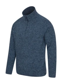 Blauw - Mountain Warehouse microfleece snowdon voor heren