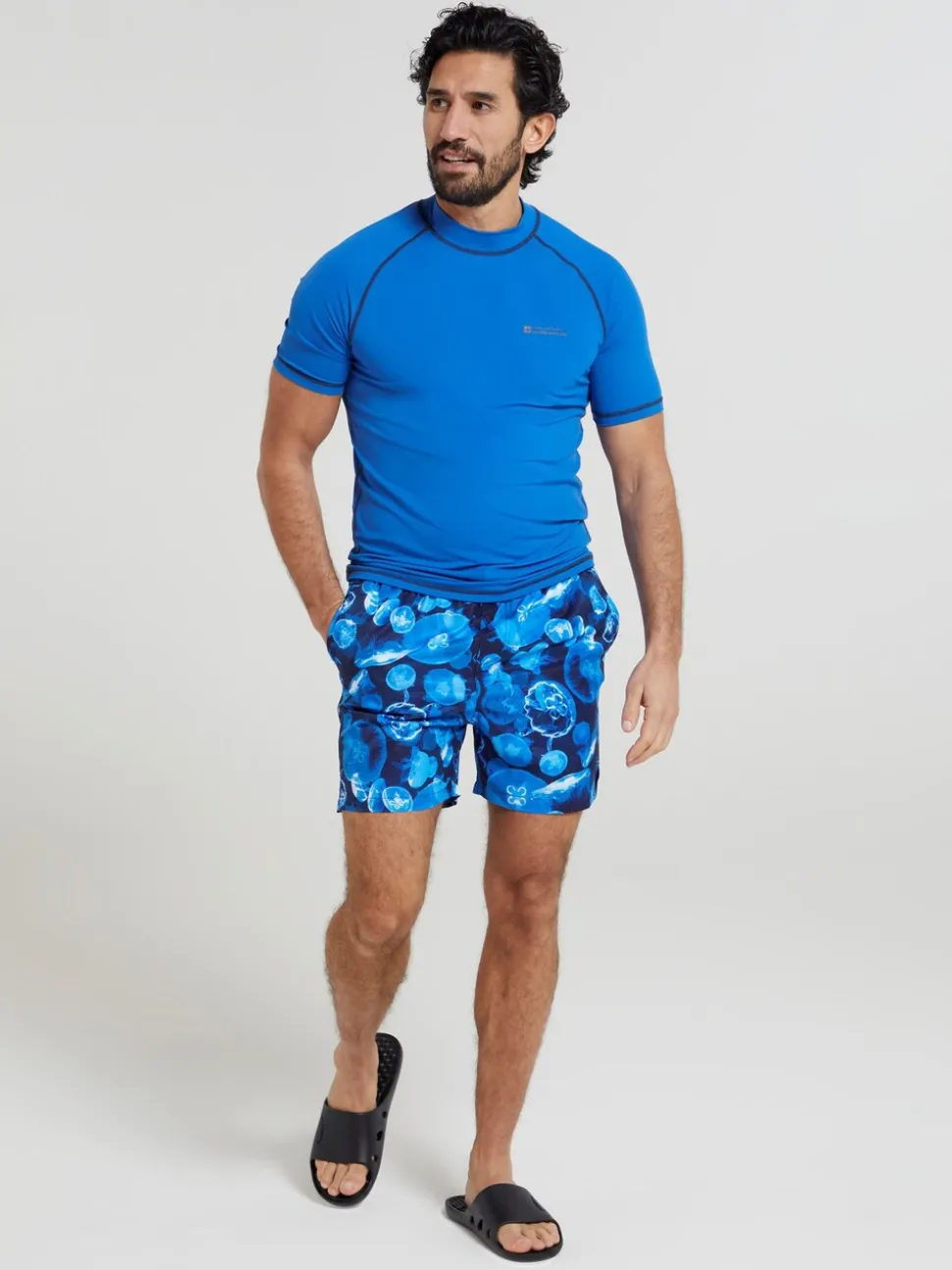 Blauw - Mountain Warehouse - UV surfhemd voor heren