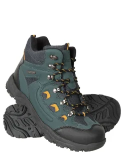 Blauw - Mountain Warehouse - Adventurer - Waterdichte wandelschoenen voor heren