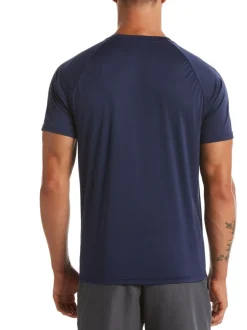Blauw - Nike Hydroguard zonbeschermend surfhemd met korte mouwen