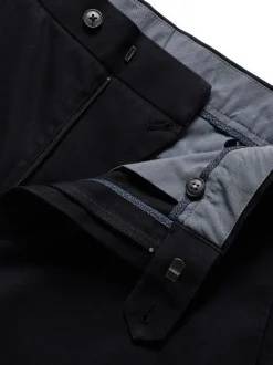 Blauw - Normale Pasvorm - Charles Tyrwhitt - Ultieme strijkvrije Franse slim-fit chino