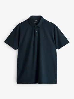 Blauw - Normale Pasvorm - Set van 5 jersey poloshirts met korte mouwen