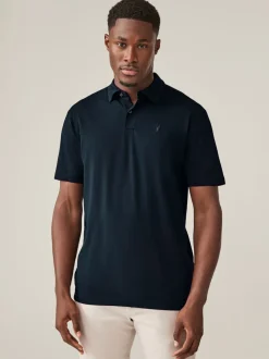 Blauw - Normale Pasvorm - Set van 5 jersey poloshirts met korte mouwen