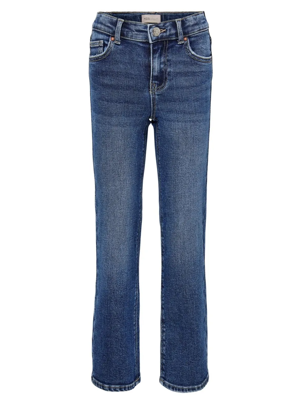 Blauw - Only kinderjeans met wijde pijpen