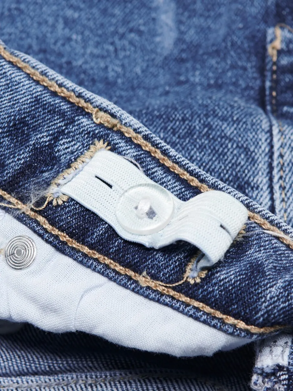 Blauw - Only kinderjeans met wijde pijpen