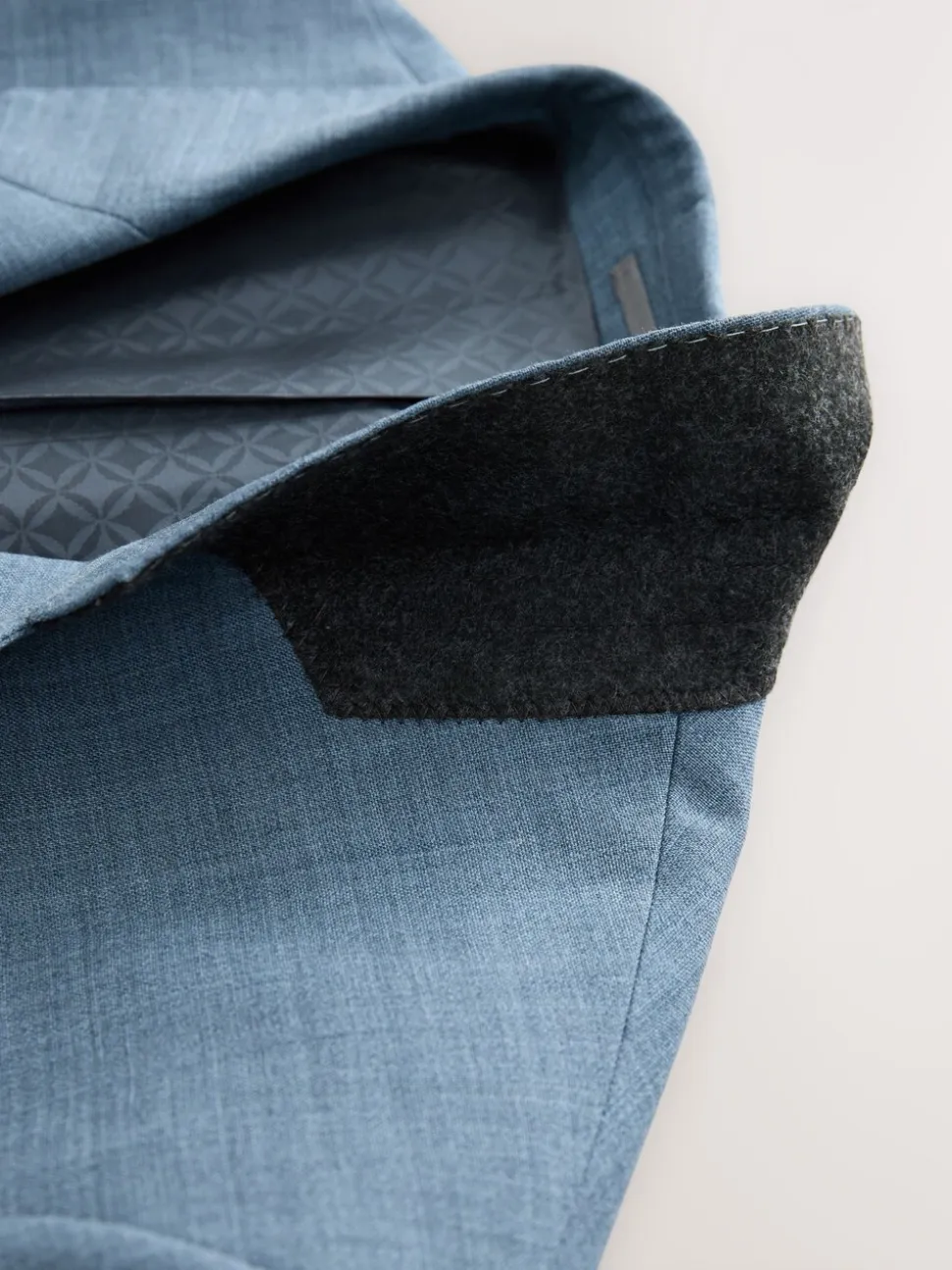 Blauw - Regular Fit Signature Nova Fides 100% Italian Wool Suit Jacket