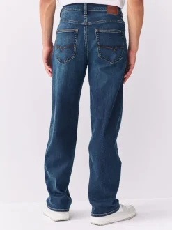 Blauw - Relaxed fit - Motionflex jeans
