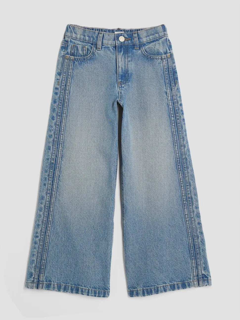 Blauw - River Island Wide Leg Jeans