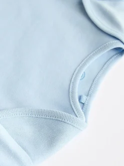 Blauw - Rompertjes met lange mouwen