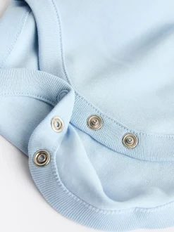 Blauw - Rompertjes met lange mouwen