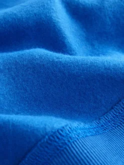 Blauw - Schoolsweater met ronde hals (3-17jr)