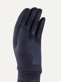 Blauw - SEALSKINZ waterafstotende Nano handschoenen van fleece