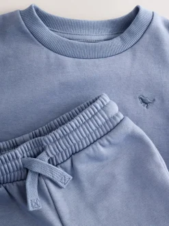 Blauw - Set met sweatshirt en joggingbroek (3mnd-7jr)