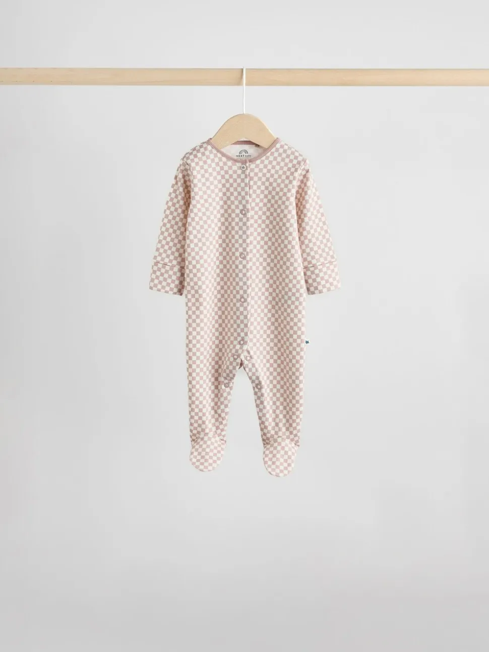 Blauw - Set van 7 Baby Popper-slaappakjes (0mnd-2jr)