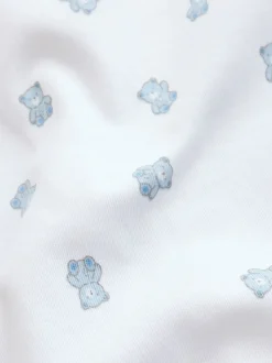 Blauw - Set van 3 babyrompertjes met rits (0 mnd-3 jr)