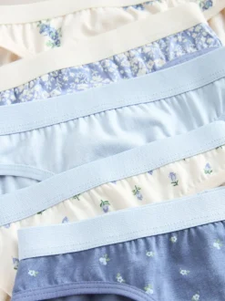 Blauw - Set van 5 Bikini Onderbroeken (1.5-16jr)