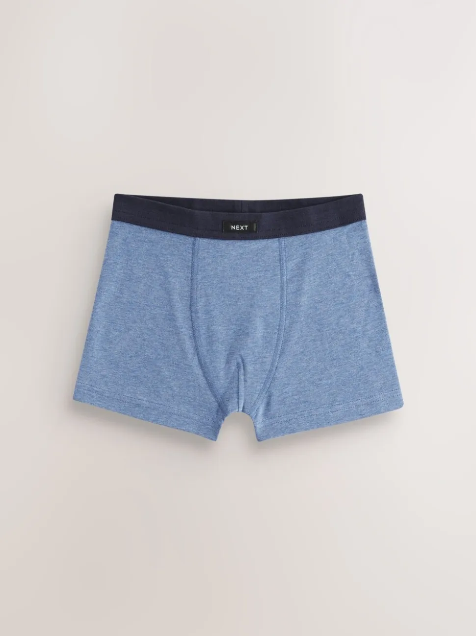 Blauw - Set van 5 boxershorts met zachte tailleband (1,5-16 jr)