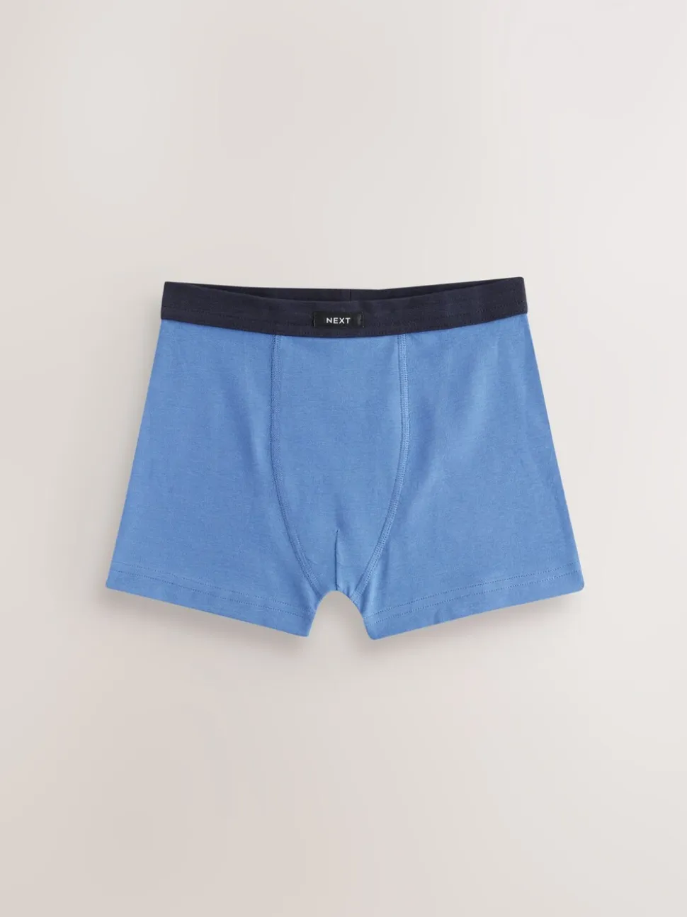 Blauw - Set van 5 boxershorts met zachte tailleband (1,5-16 jr)