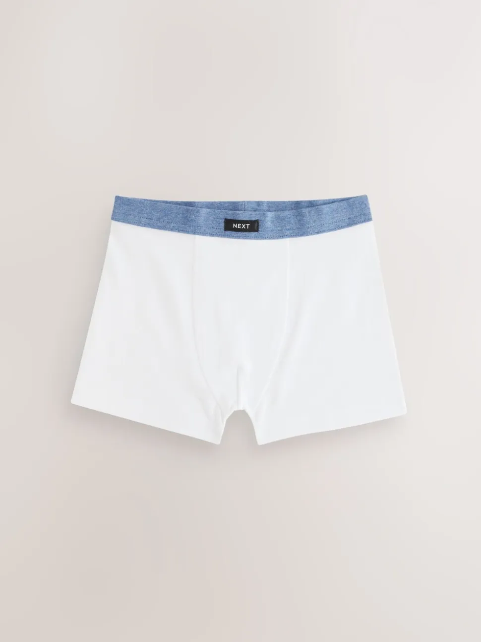 Blauw - Set van 5 boxershorts met zachte tailleband (1,5-16 jr)