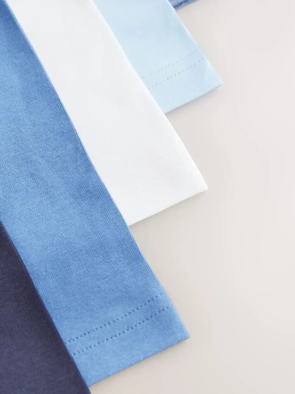 Blauw - Set van 5 boxershorts met zachte tailleband (1,5-16 jr)