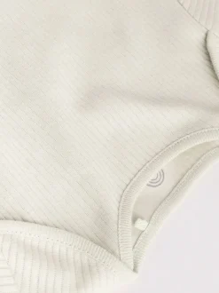 Blauw - Set van 5 rompers met lange mouwen
