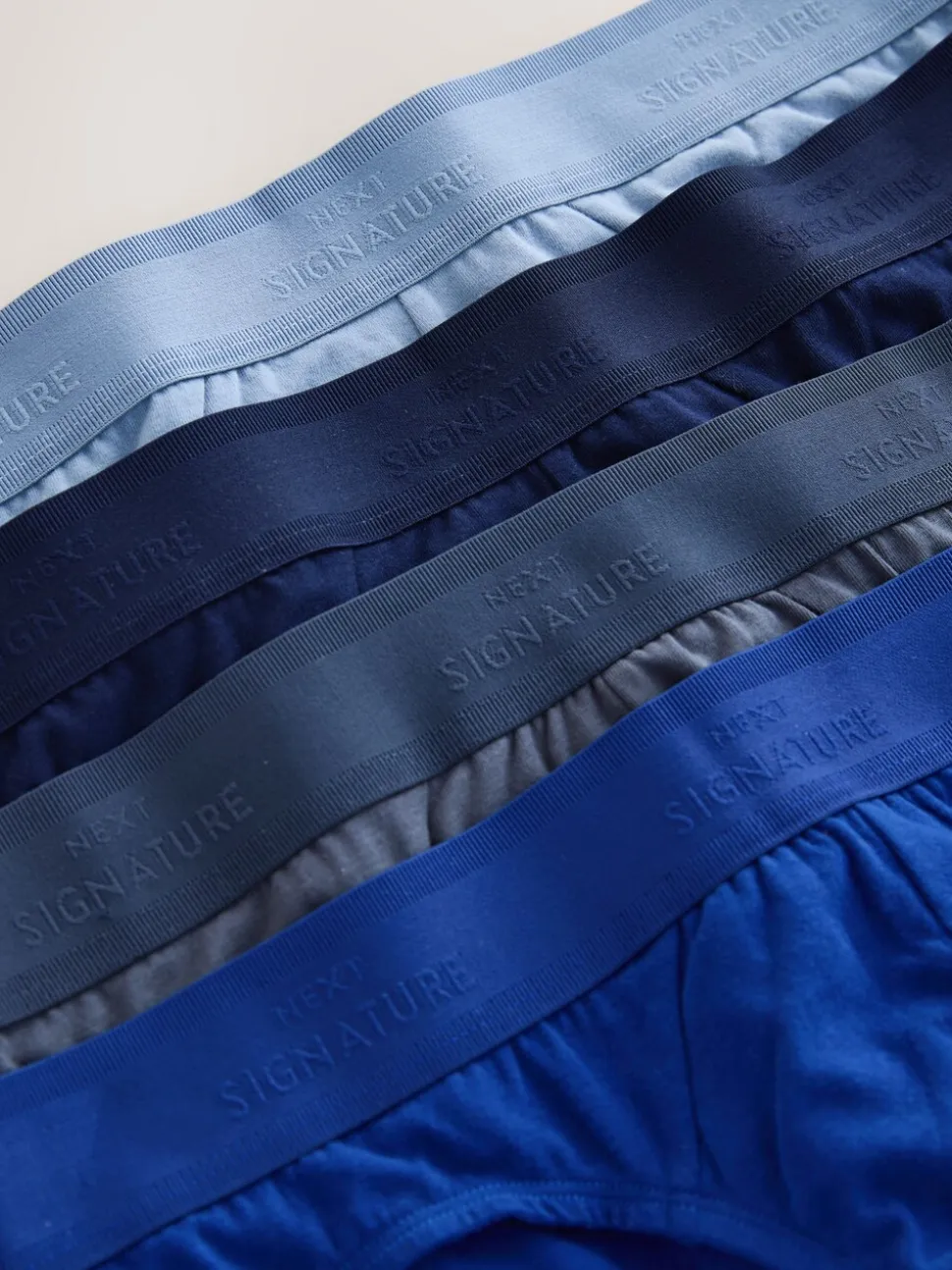 Blauw - Signature Comfort Blues Boxers 4 Pack
