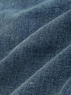 Blauw - Signature geborstelde behaaglijke denim jeans met wol