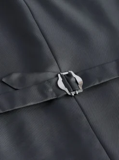 Blauw - Signature Zignone flanellen gilet van Italiaanse wol-kasjmier blend