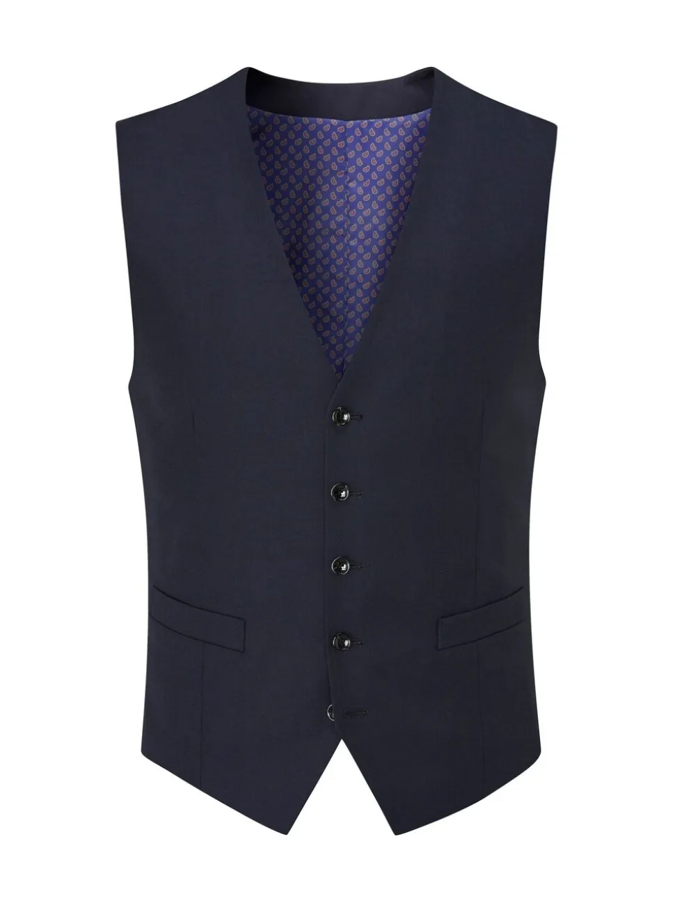 Blauw - Skopes Farnham gilet single breasted