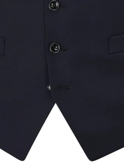Blauw - Skopes Farnham gilet single breasted