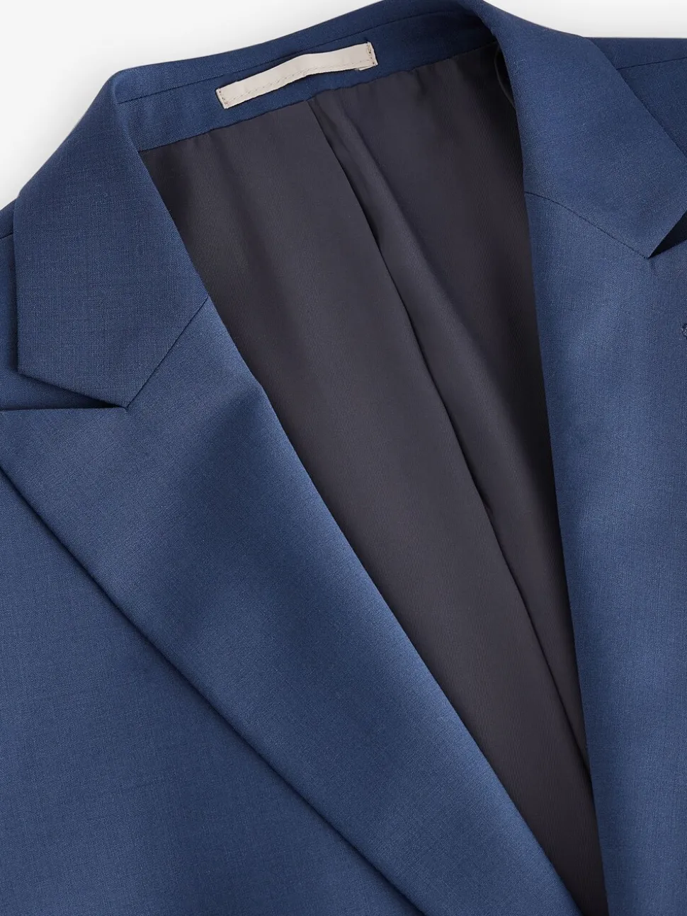 Blauw - Slim fit Jack van wol Blend Motionflex Pak