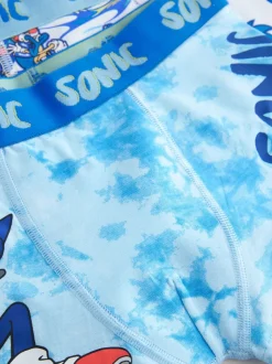 Blauw - Sonic Boxers 3 Pack (2-14jr)
