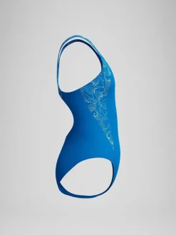 Blauw - Speedo Hyperboom Splice Muscleback badpak