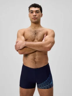 Blauw - Speedo Medley logo aquashorts