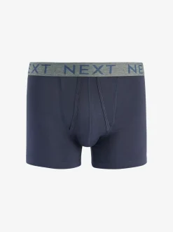 Blauw - Standaard - 10 Boxershorts zonder plooi