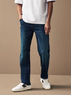 Blauw - Straight fit - Motionflex jeans