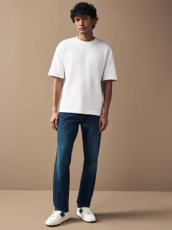Blauw - Straight fit - Motionflex jeans