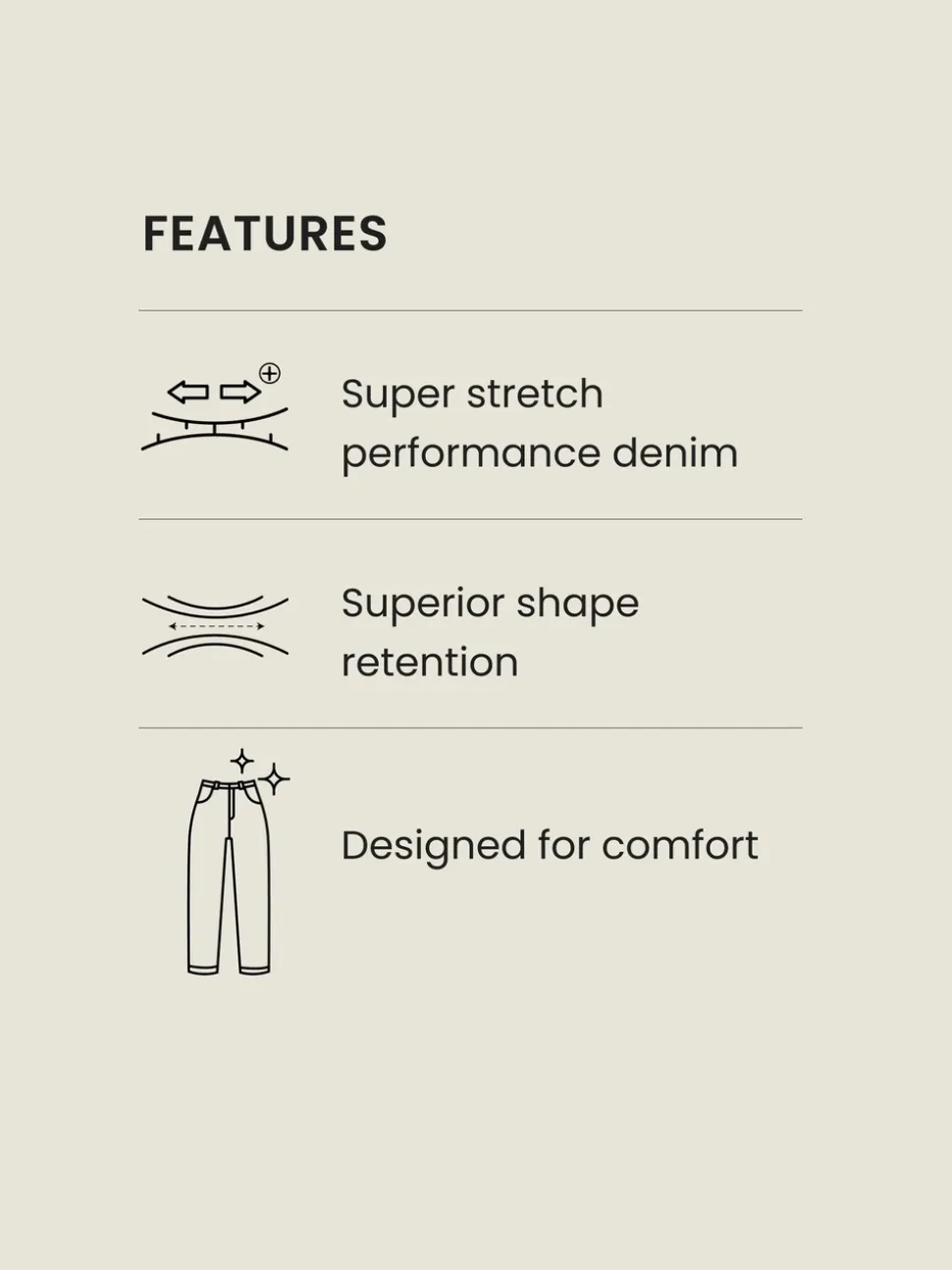 Blauw - Straight fit - Motionflex jeans